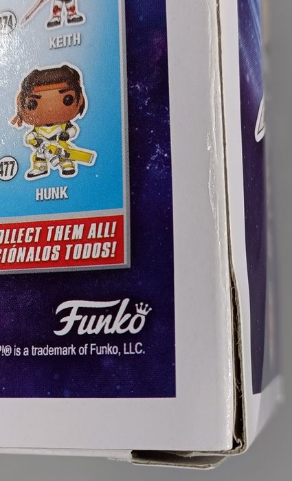 474 Keith - Voltron - Funko POP - Box Damaged