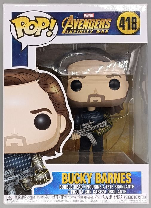 418 Bucky Barnes - Marvel Avengers Infinity War Box Damaged Funko POP