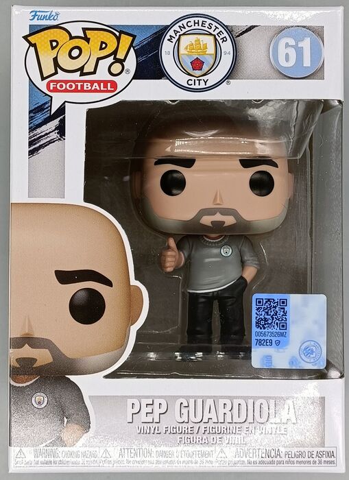 61 Pep Guardiola - Manchester City - Football Funko POP - Brand New Funko