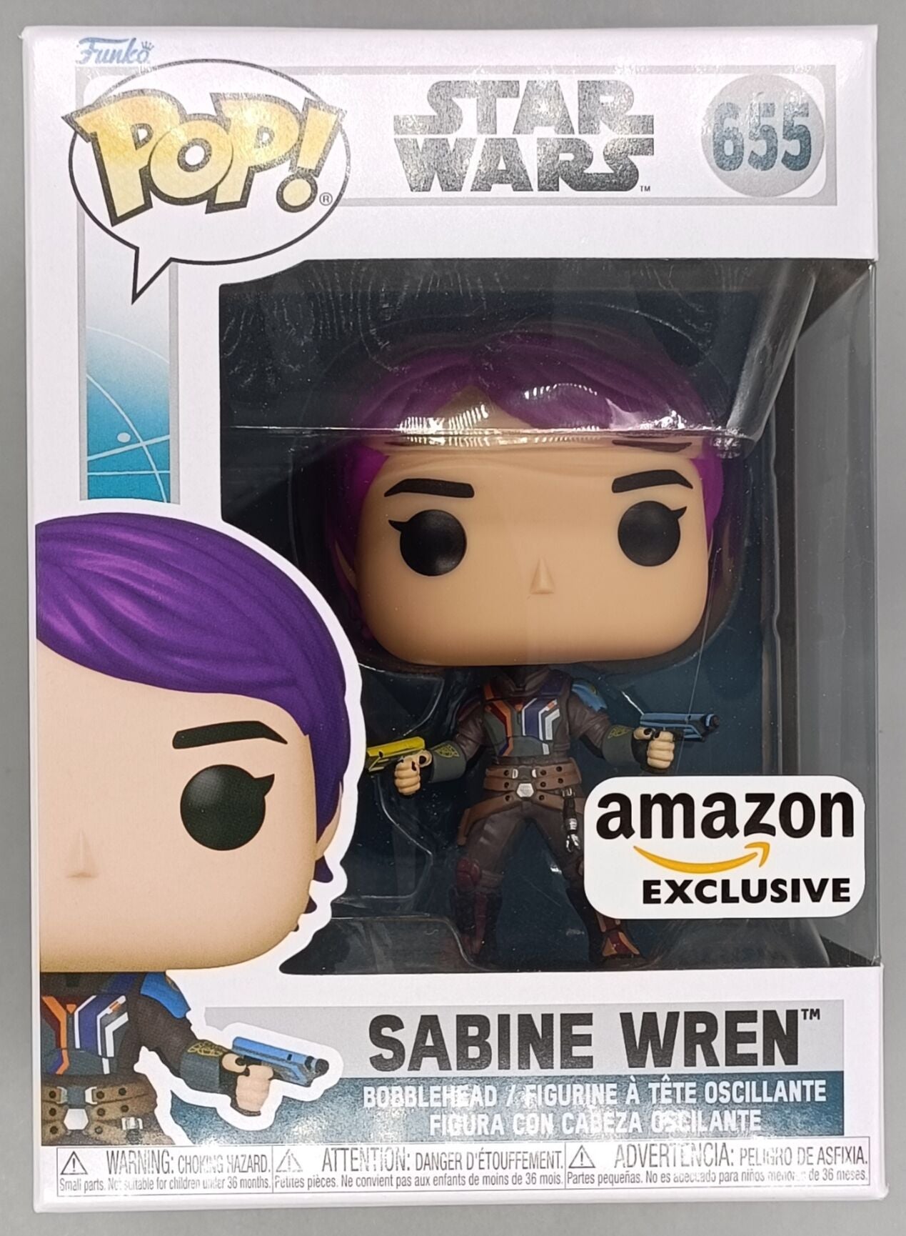 655 Sabine Wren - Star Wars: Ahsoka Funko POP - Brand New Funko