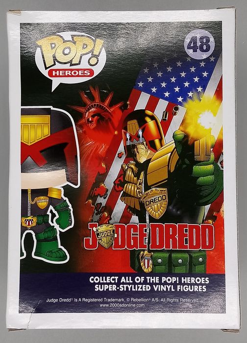 48 Judge Dredd - Judge Dredd - Funko POP - Box Damaged