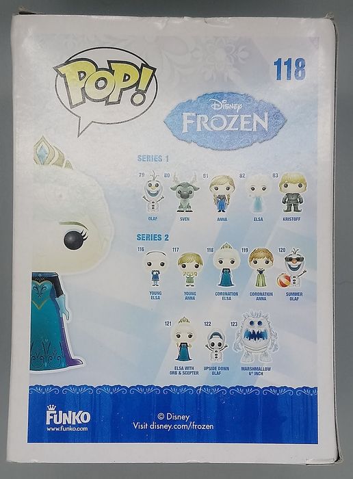118 Coronation Elsa - Disney Frozen Funko POP - Box Damaged