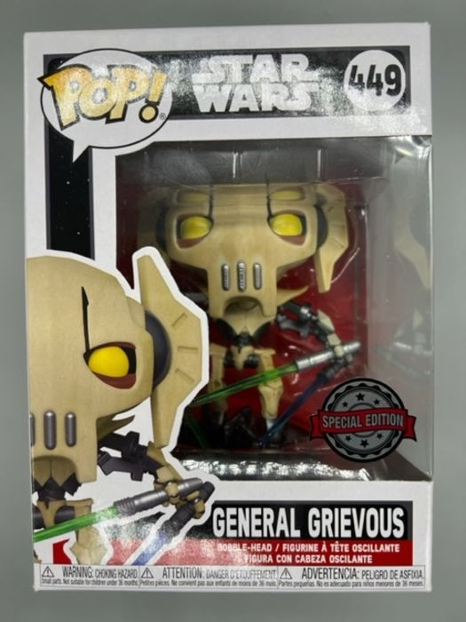 449 General Grievous (w/ Four Lightsabers) Star Wars Funko POP - Box Damaged Funko
