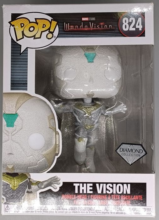 824 The Vision Diamond - Marvel Wandavision - Box Damaged Funko POP Funko