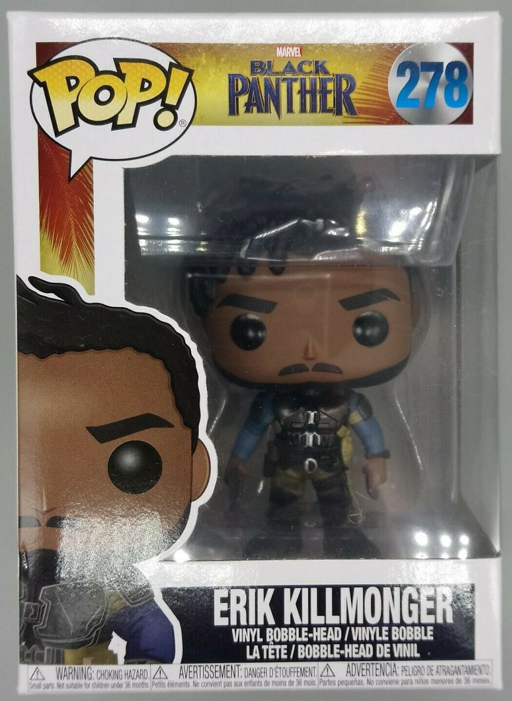278 Erik Killmonger - Marvel Black Panther Funko POP