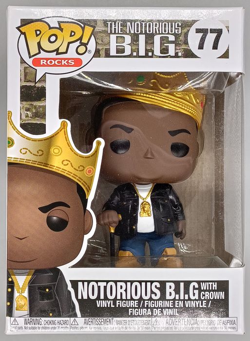 77 Notorious B.I.G. (with Crown) - Box Damaged Funko POP Funko