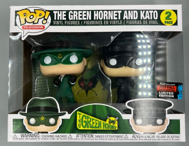 2 Pack The Green Hornet and Kato (Fists Up) - 2019 Con Funko POP