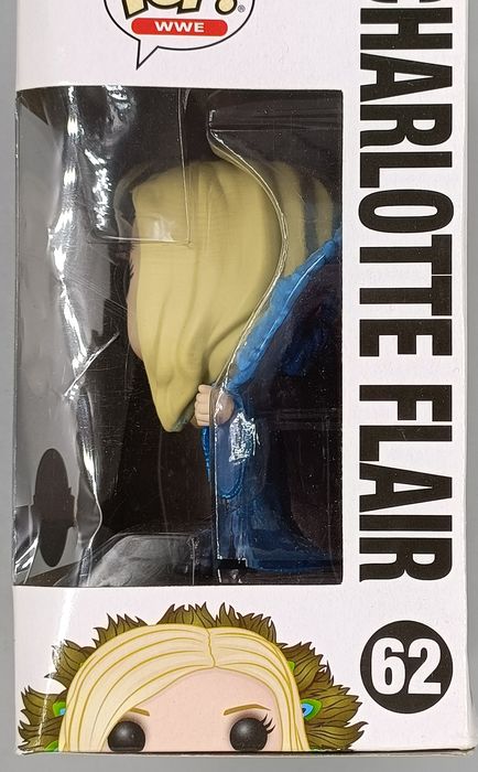 62 Charlotte Flair (Blue) - WWE - Box Damaged Funko POP