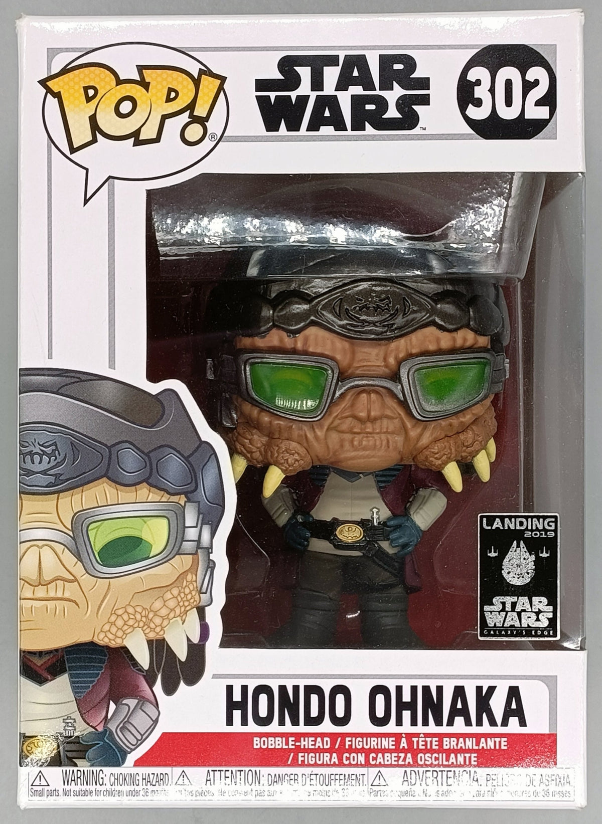 302 Hondo Ohnaka - Star Wars - Galaxy's Edge - Box Damaged Funko POP Funko