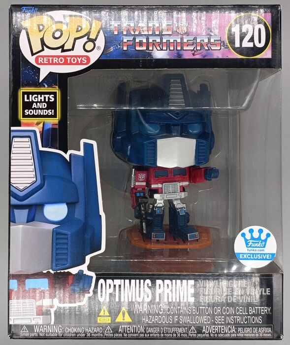 120 Optimus Prime (Lights & Sound) 6 Inch - Transformers Funko POP Funko