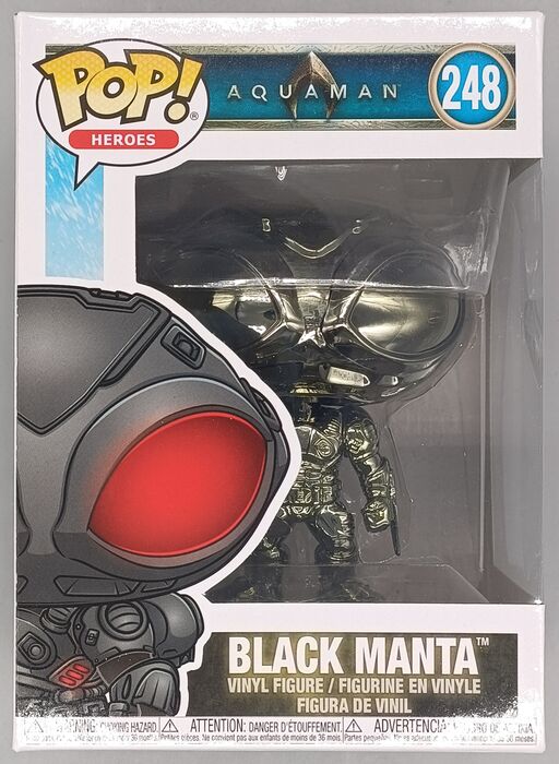 248 Black Manta (Black) - Chrome - DC Aquaman Funko POP Funko