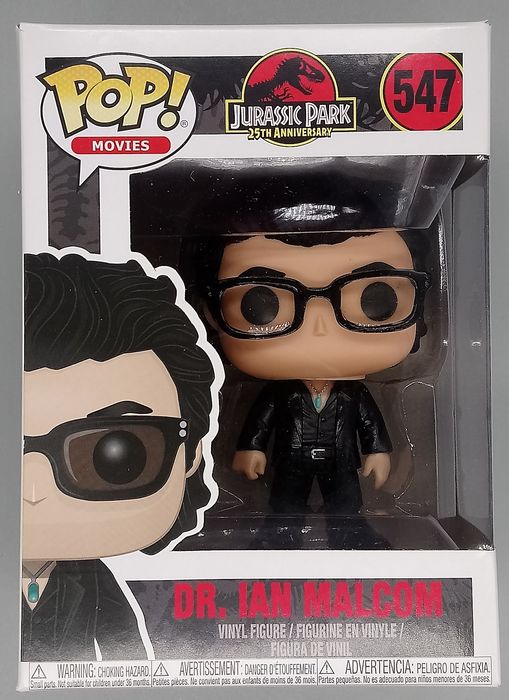 547 Dr. Ian Malcolm - Jurassic Park 25th Anniversary Funko POP Funko