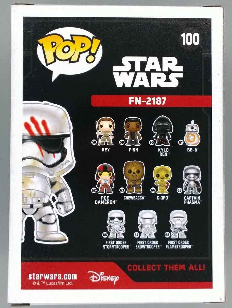 100 FN2187 Star Wars The Force Awakens - Funko POP - Box Damaged