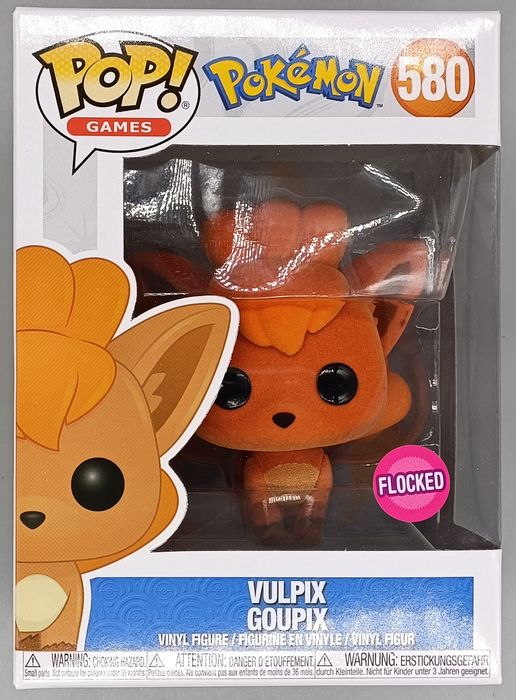 580 Vulpix Flocked - Pokemon Funko POP