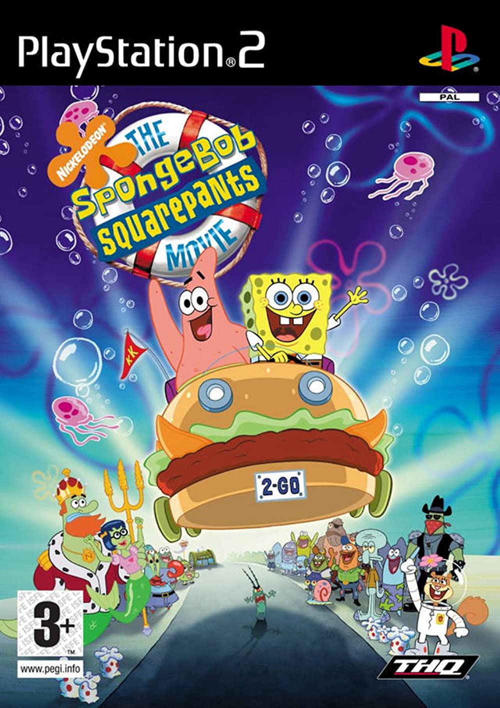SpongeBob Squarepants The Movie for Sony PlayStation 2 (PS2) Sony