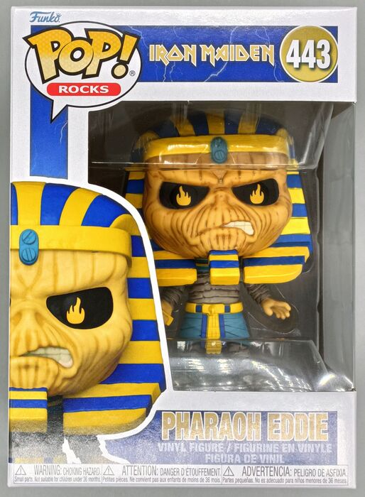 443 Pharoah Eddie - Iron Maiden - Rocks Funko POP - Brand New Funko