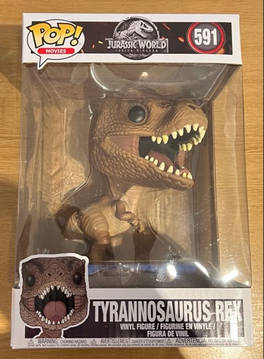 591 Tyrannosaurus Rex 10 Inch Jurassic World - Box Damaged Funko POP Funko