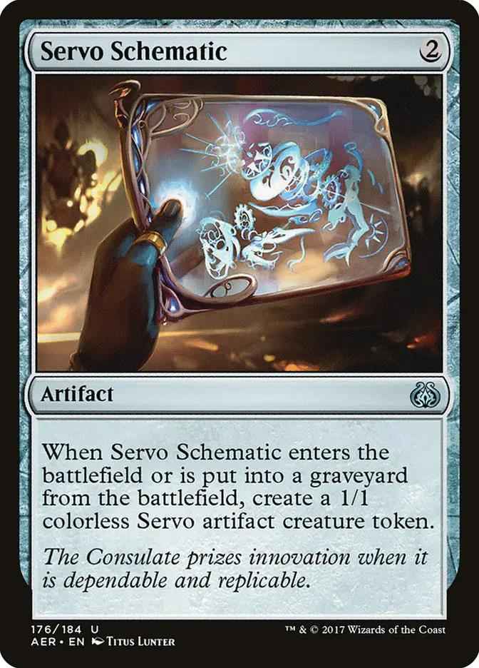 176 - Servo Schematic - Aether Revolt - Normal - Magic: The Gathering Card