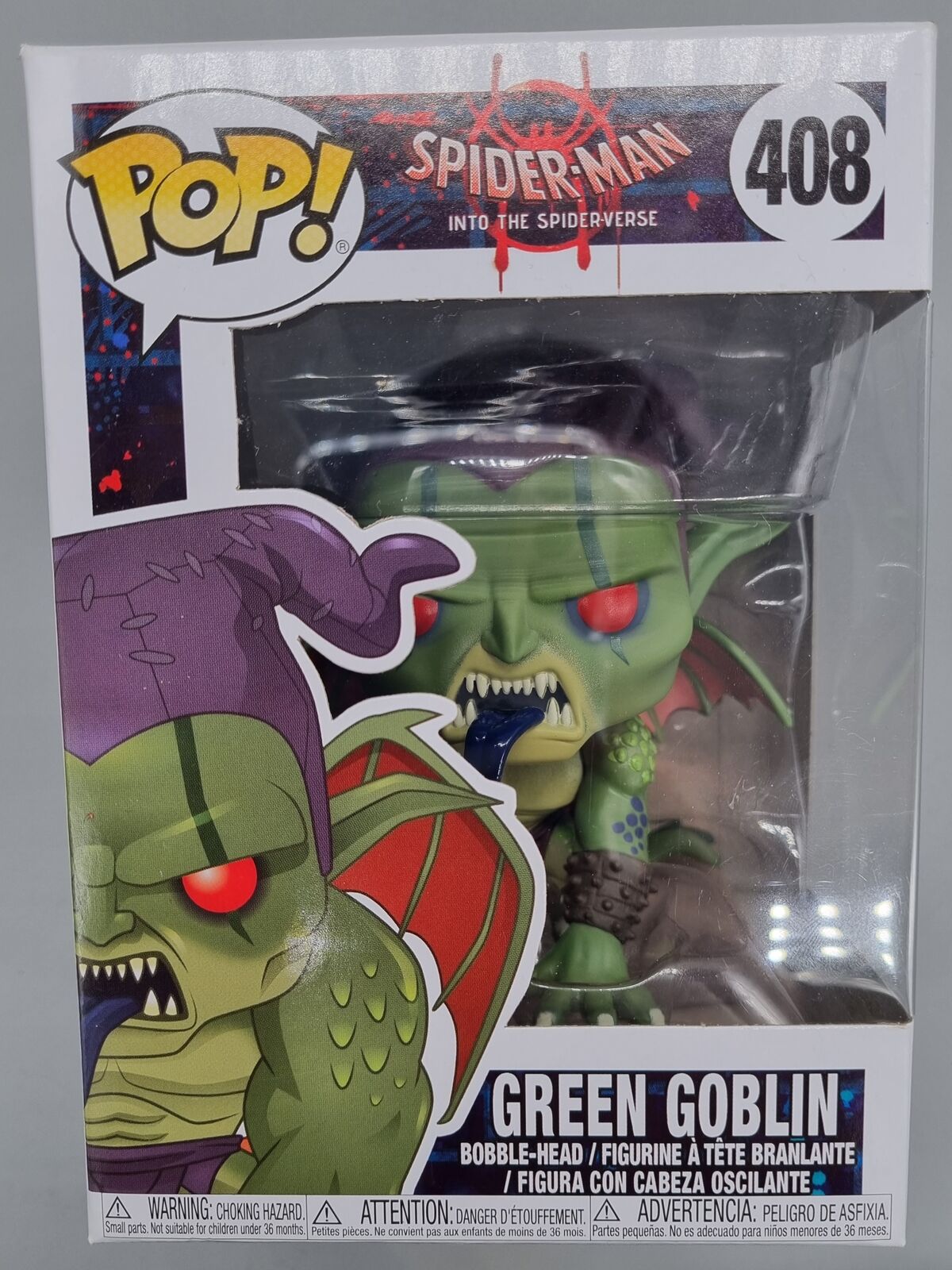 408 Green Goblin - Marvel SpiderMan Into the Spiderverse Funko POP Funko