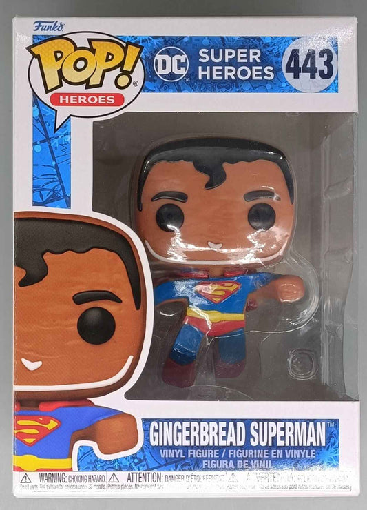 443 Gingerbread Superman - DC Holidays Funko POP Funko