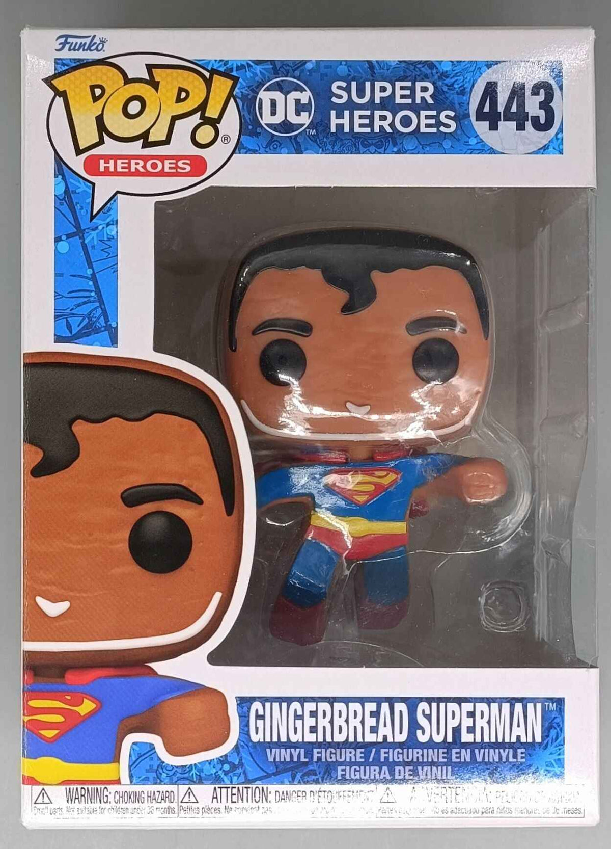 443 Gingerbread Superman - DC Holidays Funko POP Funko