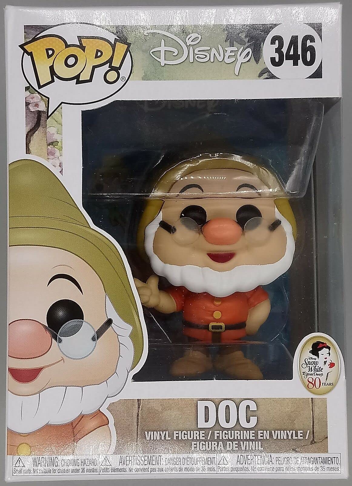 346 Doc - Disney Snow White and the Seven Dwarfs Funko POP - Box Damaged