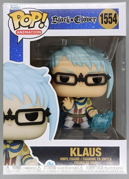 1554 Klaus - Black Clover Funko POP - Brand New Funko