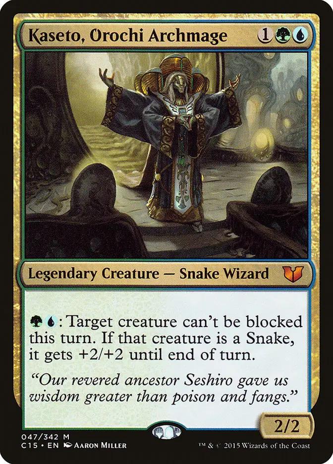 221 - Kaseto, Orochi Archmage - Commander 2015 - Normal - Magic: The Gathering Card