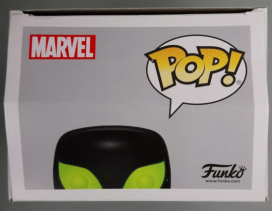 195 Spider-Man (Stealth Suit) - Glow - Marvel - Box Damaged Funko POP