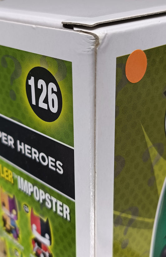 126 The Riddler Imster - Heroes - DC Super Heroes Box Damaged Funko POP