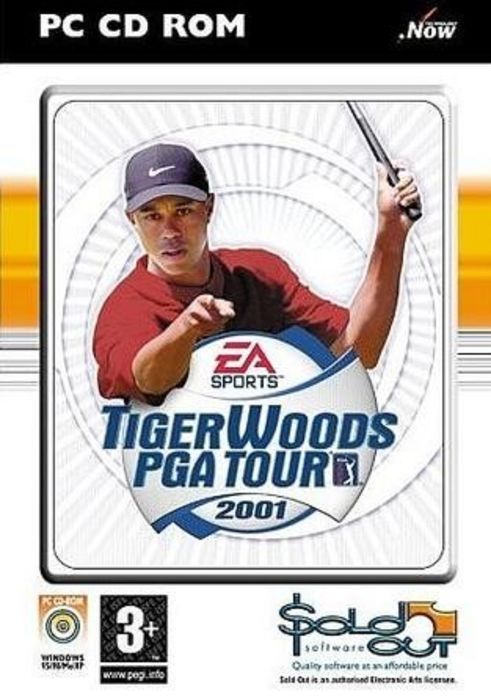 Tiger Woods PGA Tour 2001 for Windows PC MIcrosoft