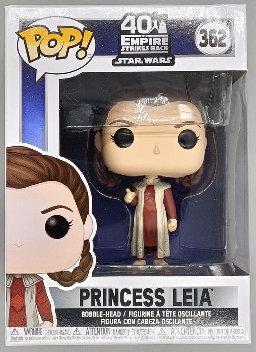 362 Princess Leia (Bespin) Star Wars Empire Strikes Back Box Damaged Funko POP Funko