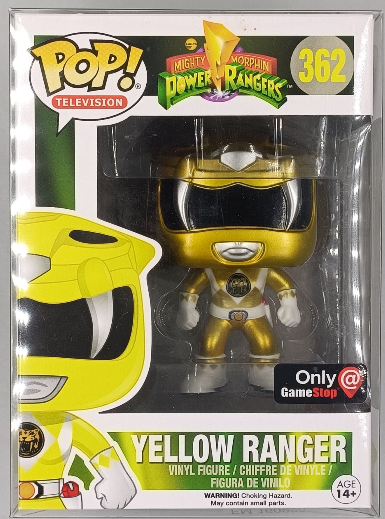 362 Yellow Ranger - Metallic - Power Rangers Funko POP