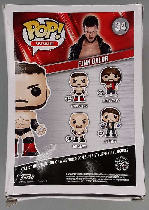 34 Finn Balor - WWE - Box Damaged Funko POP