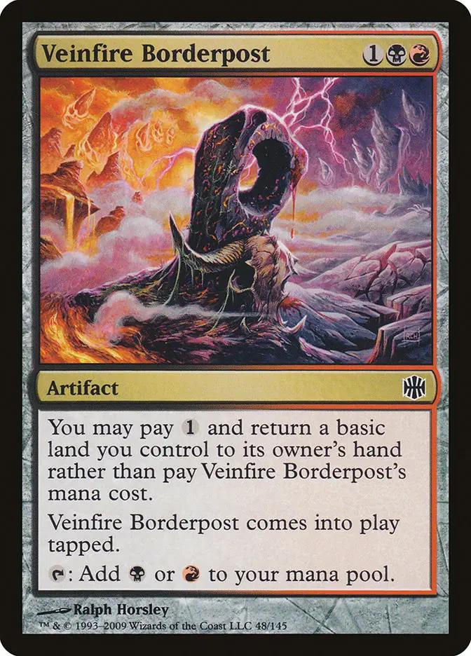 48 - Veinfire Borderpost - Alara Reborn - Normal - Magic: The Gathering Card