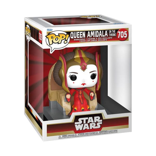 705 Queen Amidala on Throne - Deluxe - Star Wars Funko POP - Brand New Funko
