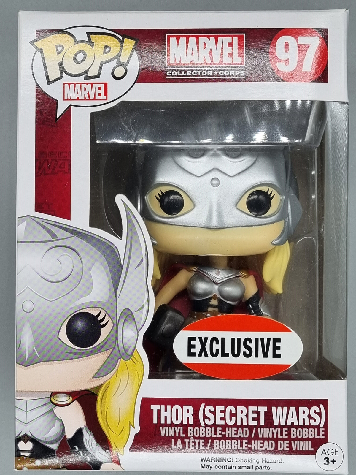 97 Thor (Secret Wars) Marvel Collector Corps Funko POP Funko