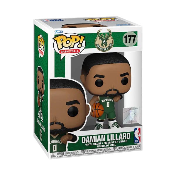 177 Damian Lillard Milwaukee Bucks NBA Legends Funko POP PRESALE Funko