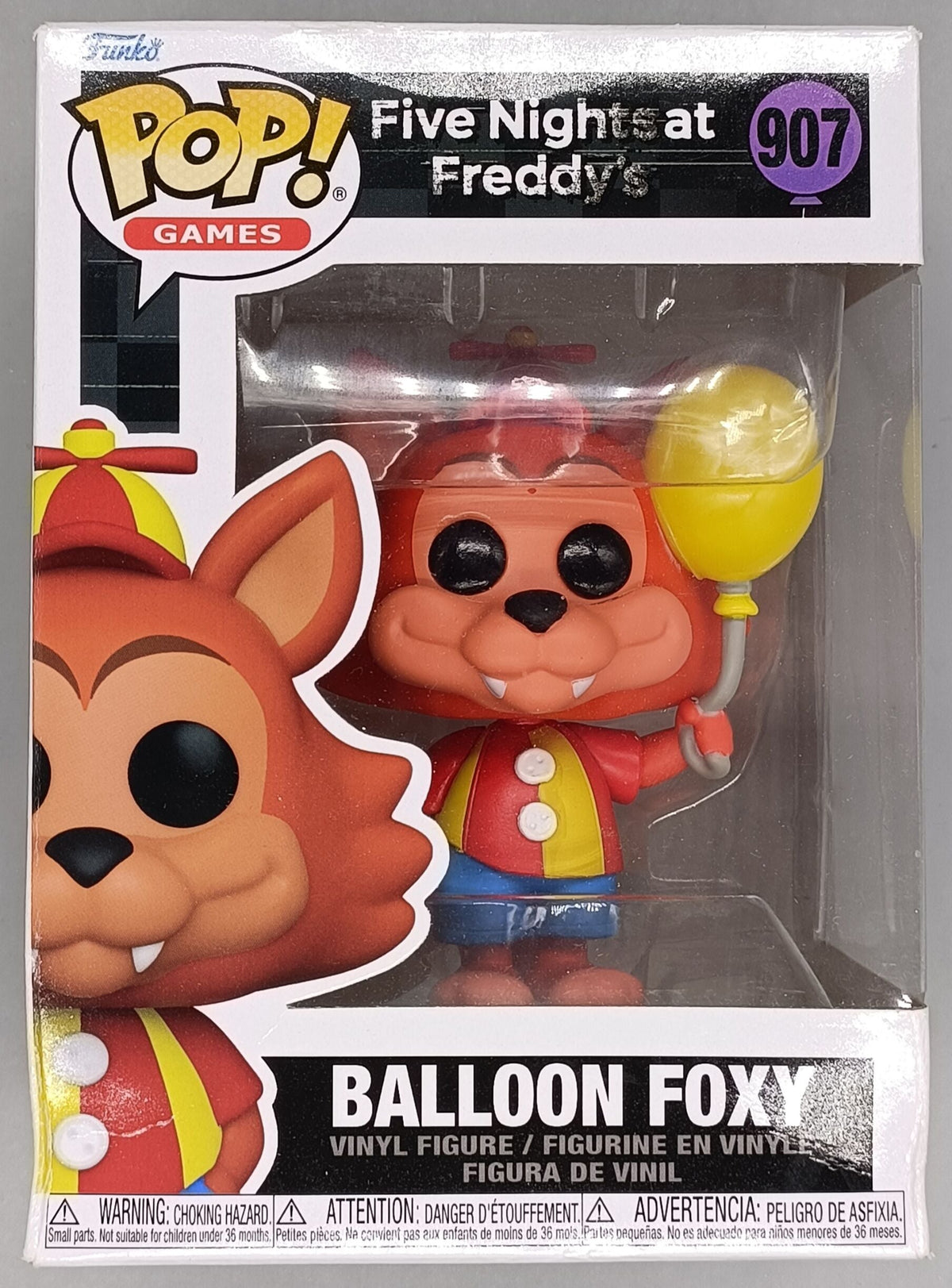 907 Balloon Foxy - Five Nights At Freddy's FNAF - Funko POP - Box Damaged Funko