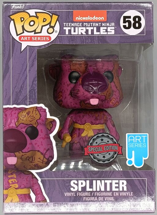 58 Splinter - Art Series - Teenage Mutant Ninja Turtles Funko POP Funko