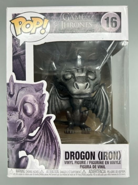 16 Drogon (Iron) - Game of Thrones - Box Damaged Funko POP Funko