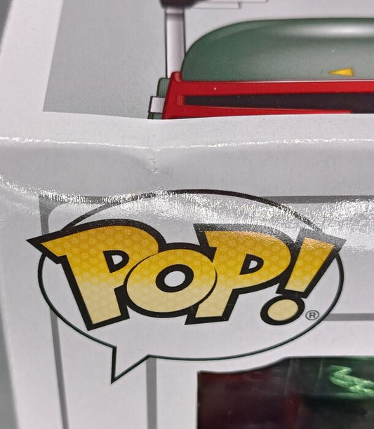 297 Boba Fett (Green) Chrome Star Wars 2019 Con Box Damaged Funko POP