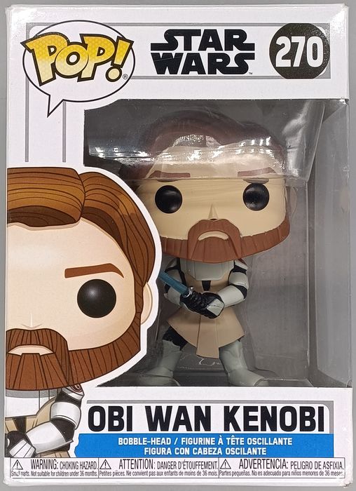 270 Obi-Wan Kenobi - Star Wars Clone Wars - Box Damaged Funko POP Funko