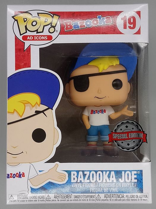 19 Bazooka Joe - Ad Icons - Box Damaged Funko POP Funko