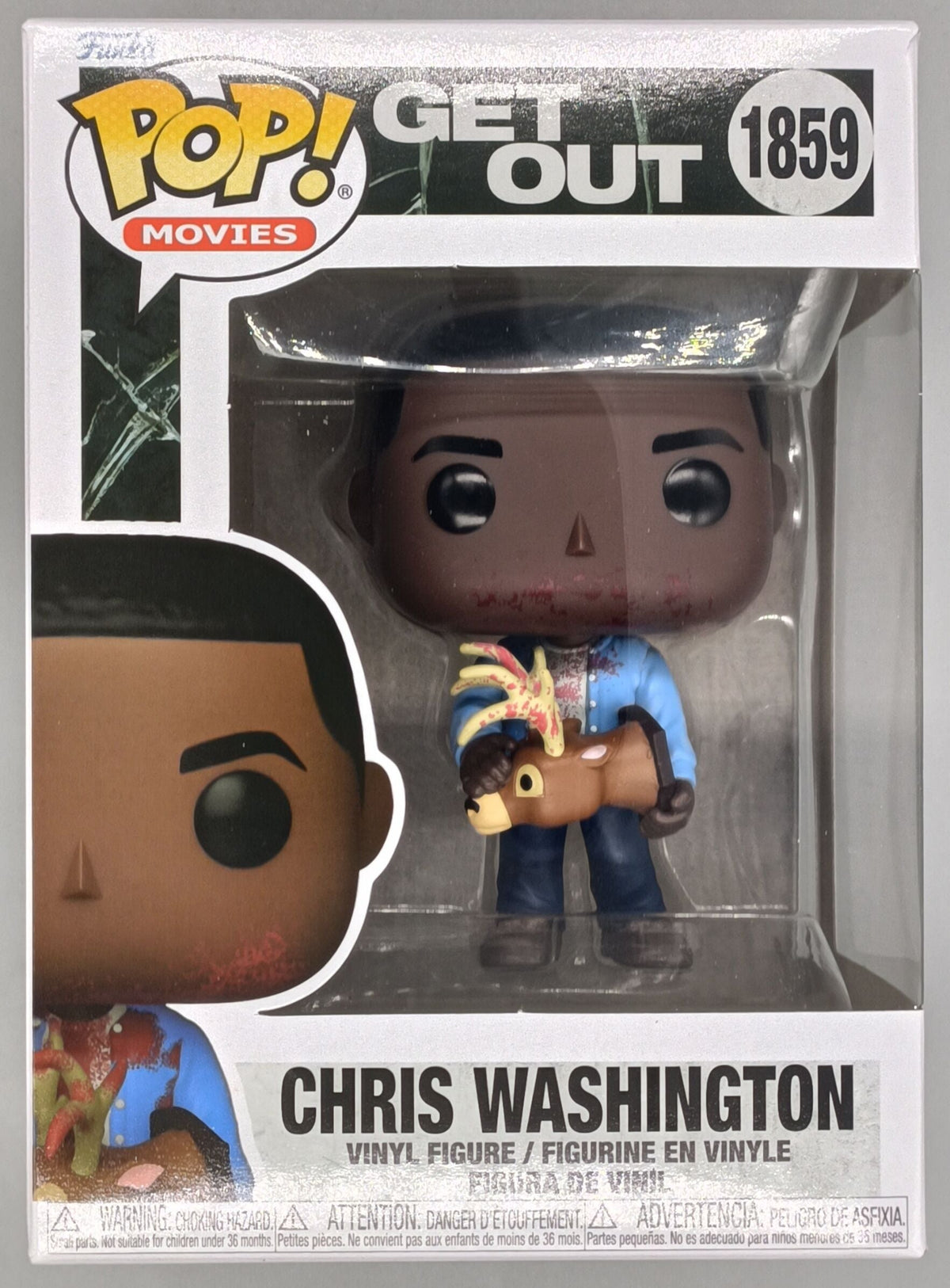 1859 Chris Washington w/Deer - Get Out - Horror Funko POP - Brand New Funko