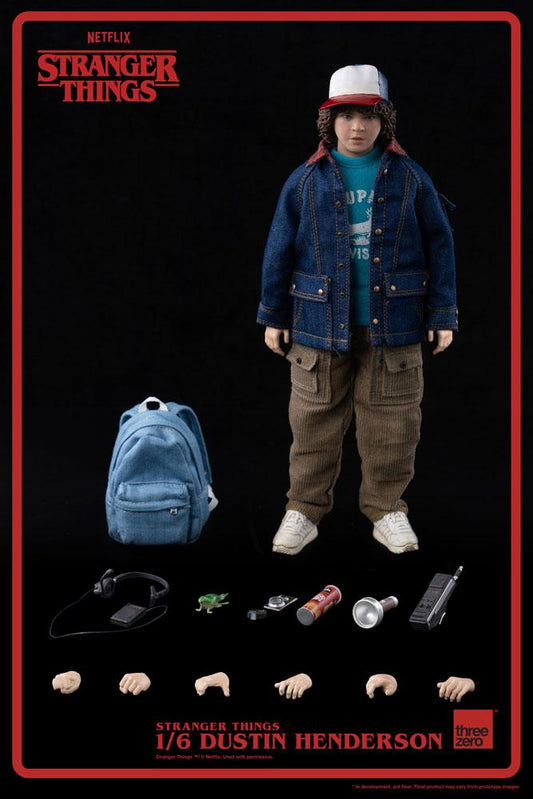 Stranger Things Action Figure 1/6 Dustin Henderson 23 cm