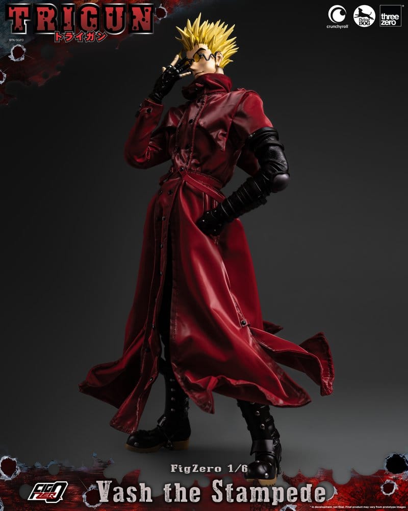 Trigun FigZero Action Figure 1/6 Vash the Stampede 31 cm ThreeZero