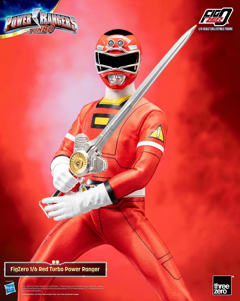 Power Rangers Turbo FigZero Action Figure 1/6 Red Turbo Power Ranger 30 cm - FanofThings.co.uk