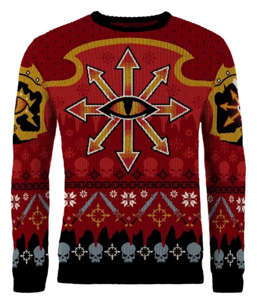 Warhammer 40,000 Christmas Sweater Chaos Size XXXL