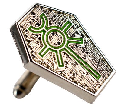 Warhammer 40,000 Cufflinks Necrons - FanofThings.co.uk